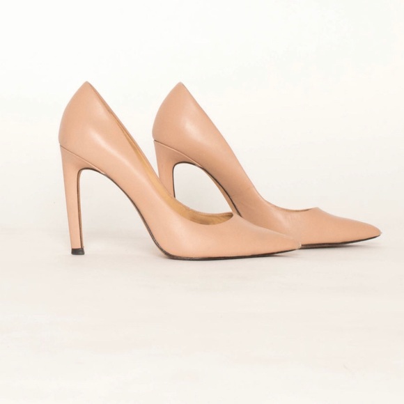 Theory Shoes - THEORY Nude Paloma Pumps
